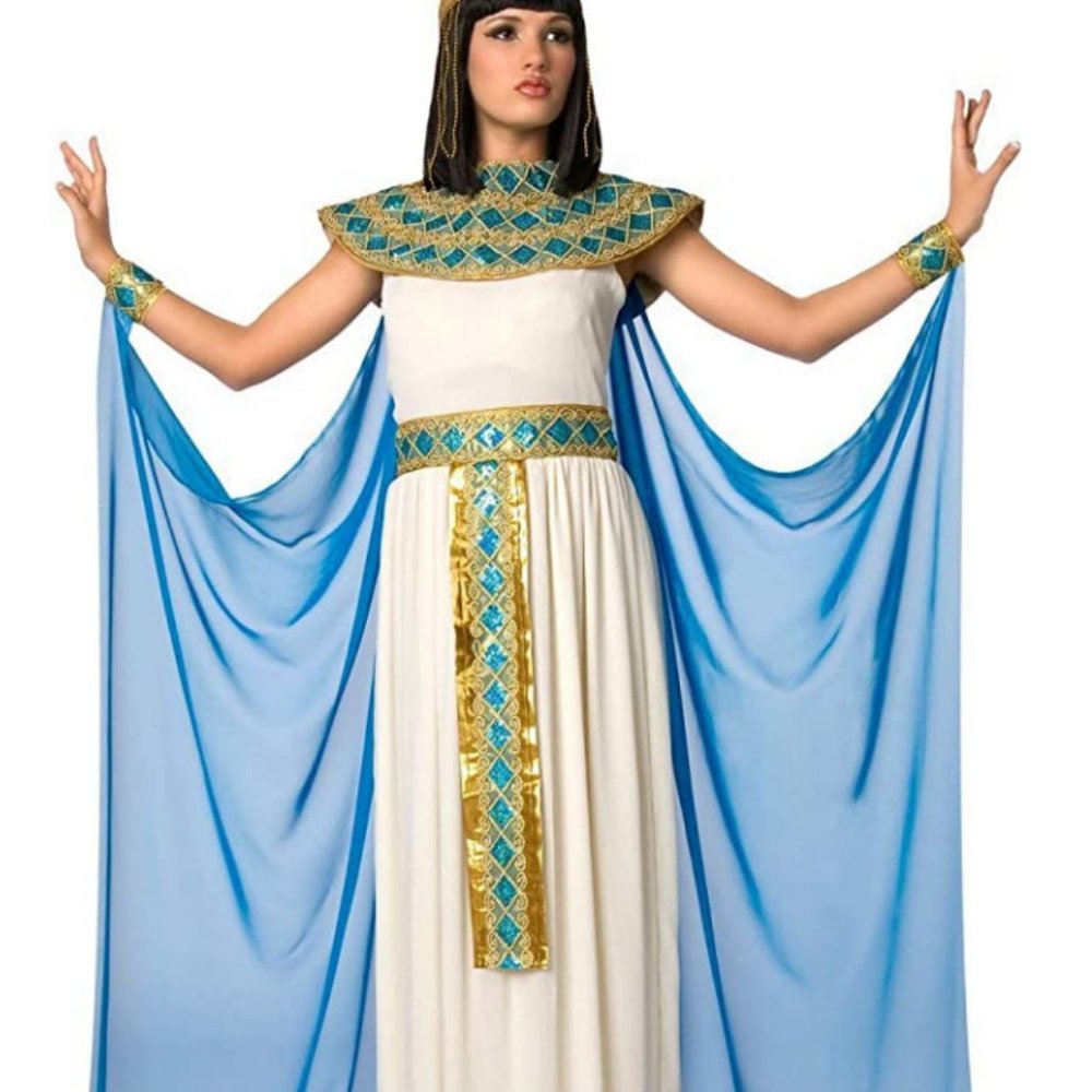 Women's Blue Cleopatra Costume Large